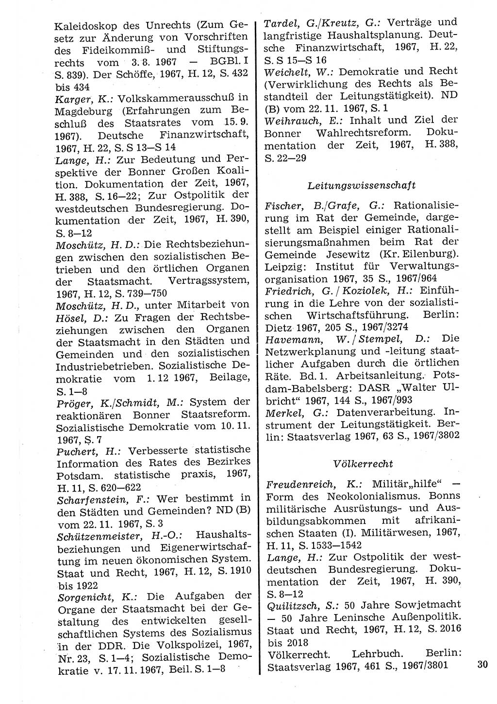 Staat und Recht (StuR), 17. Jahrgang [Deutsche Demokratische Republik (DDR)] 1968, Seite 308 (StuR DDR 1968, S. 308)