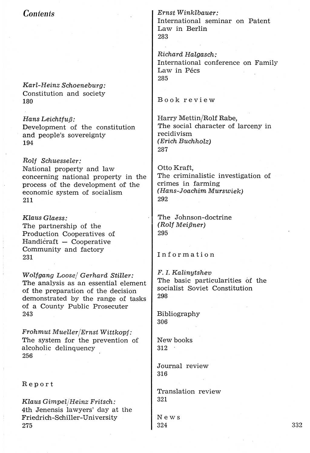 Staat und Recht (StuR), 17. Jahrgang [Deutsche Demokratische Republik (DDR)] 1968, Seite 332 (StuR DDR 1968, S. 332)
