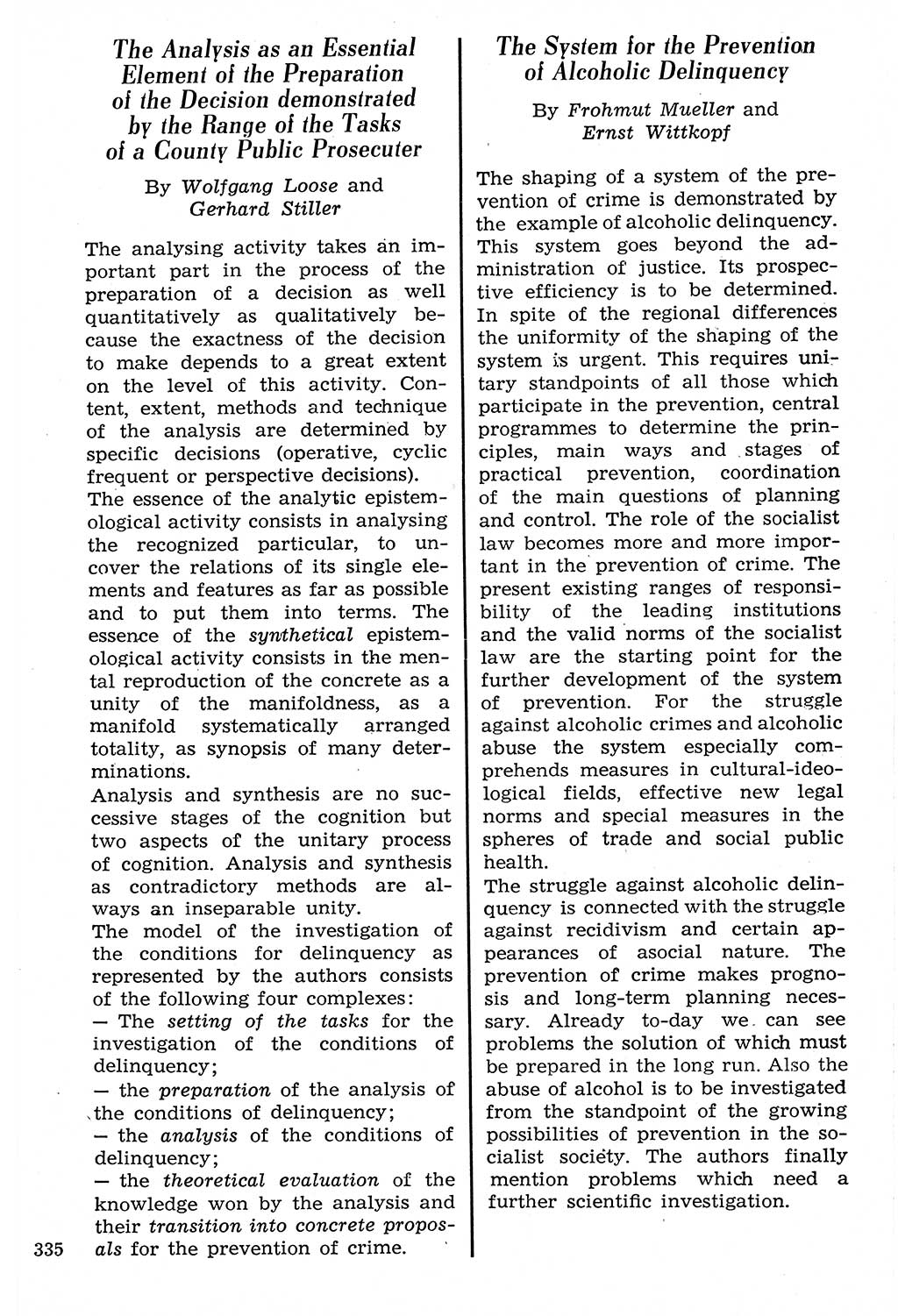 Staat und Recht (StuR), 17. Jahrgang [Deutsche Demokratische Republik (DDR)] 1968, Seite 335 (StuR DDR 1968, S. 335)