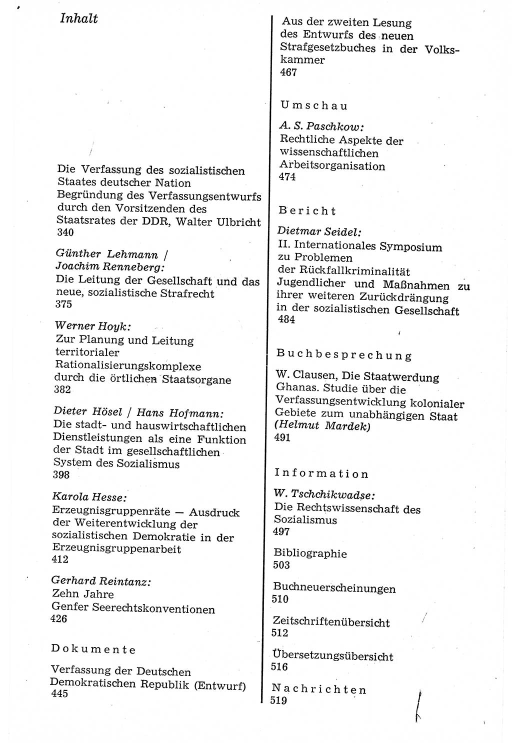 Staat und Recht (StuR), 17. Jahrgang [Deutsche Demokratische Republik (DDR)] 1968, Seite 339 (StuR DDR 1968, S. 339)