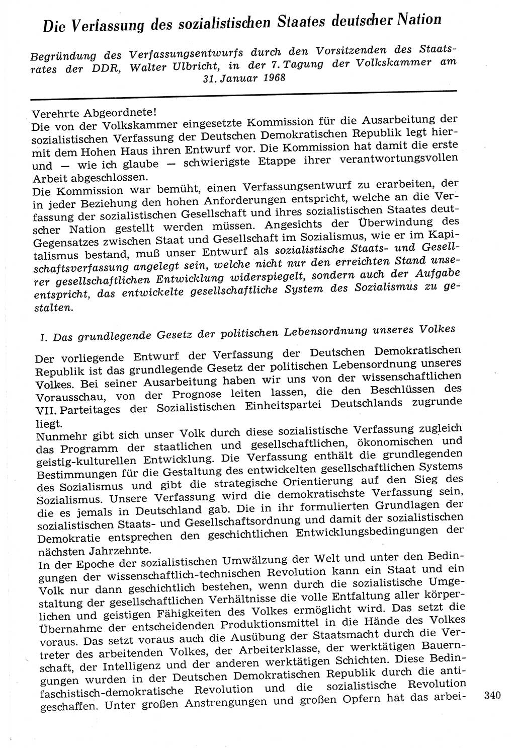 Staat und Recht (StuR), 17. Jahrgang [Deutsche Demokratische Republik (DDR)] 1968, Seite 340 (StuR DDR 1968, S. 340)