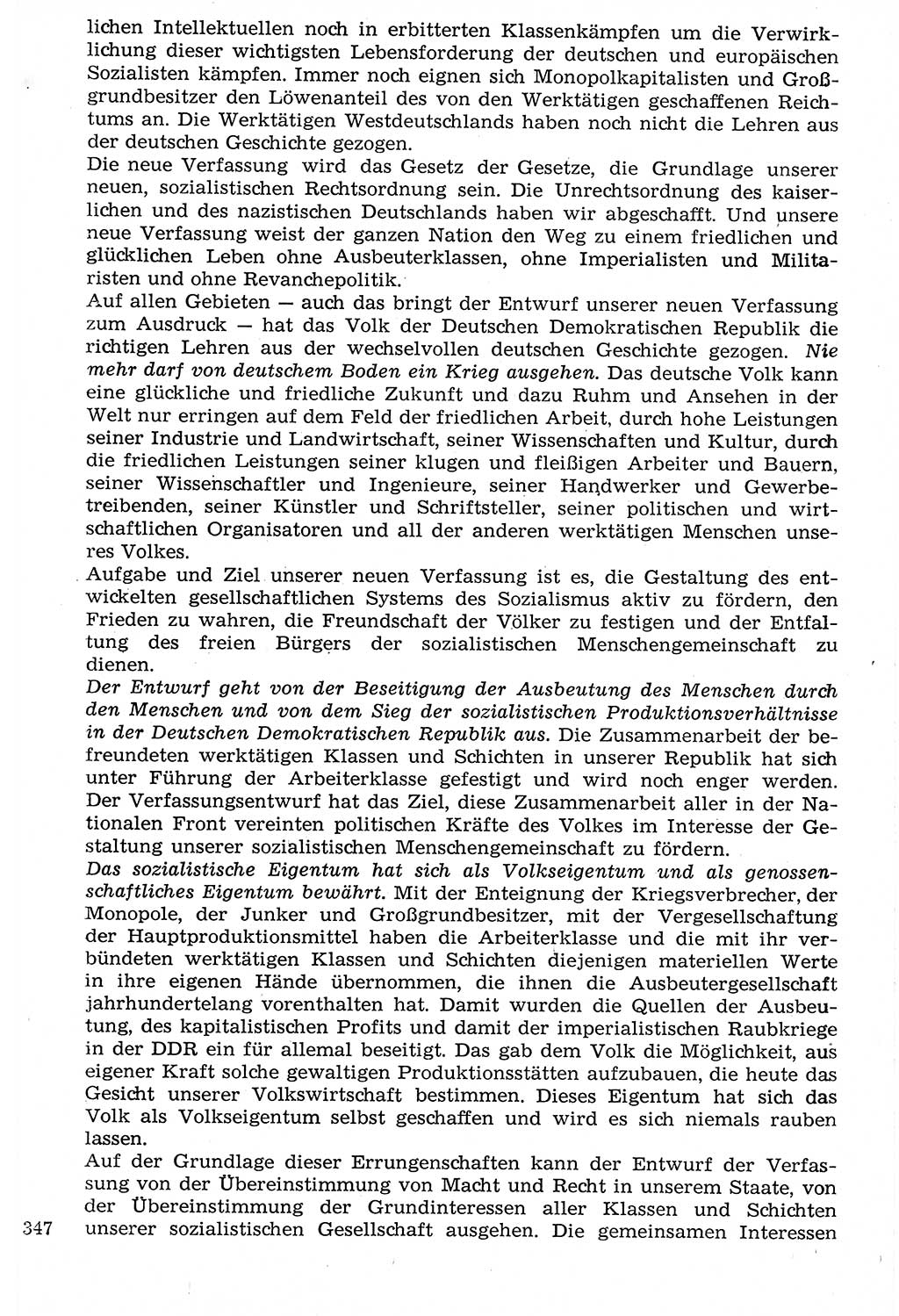 Staat und Recht (StuR), 17. Jahrgang [Deutsche Demokratische Republik (DDR)] 1968, Seite 347 (StuR DDR 1968, S. 347)