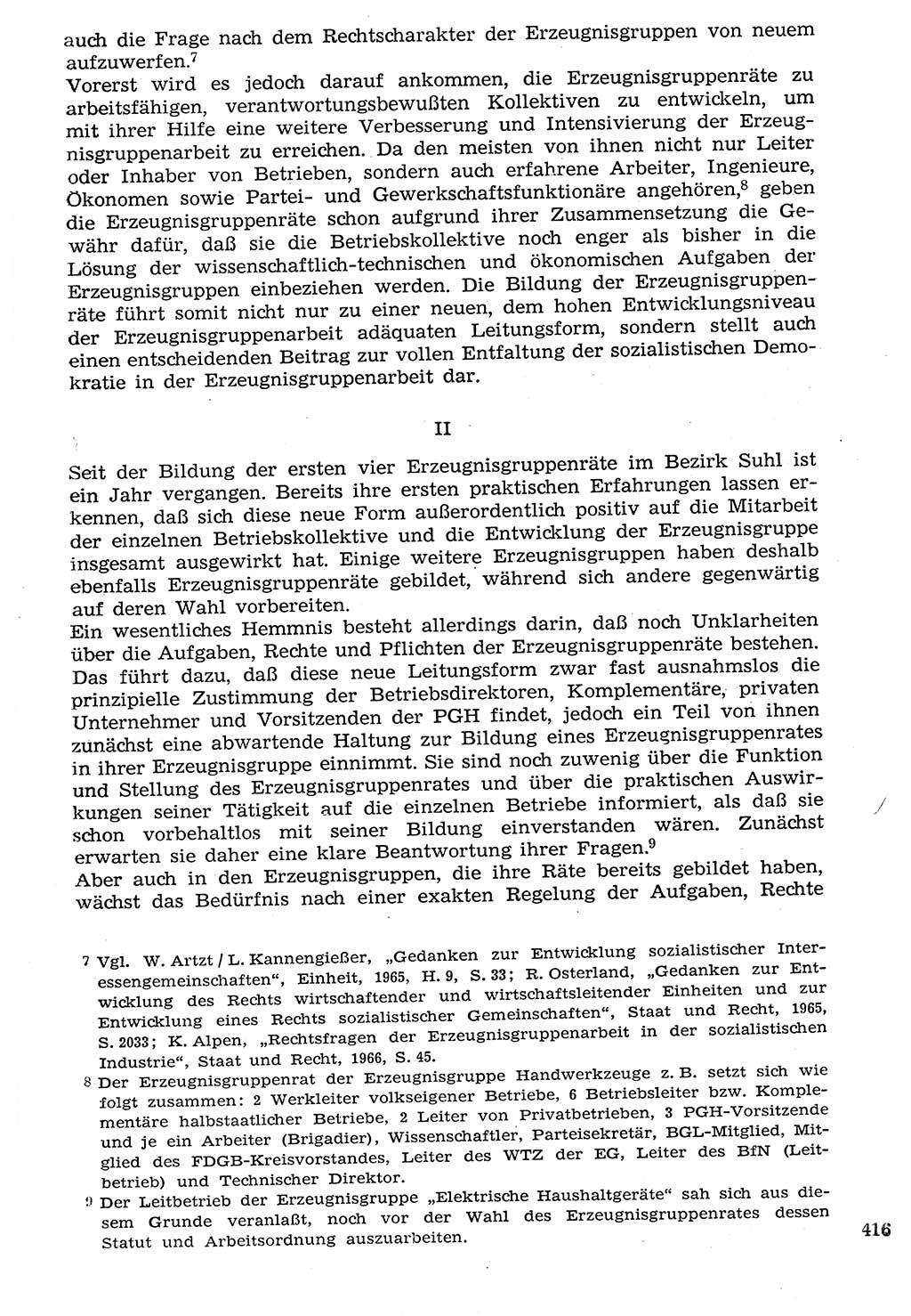 Staat und Recht (StuR), 17. Jahrgang [Deutsche Demokratische Republik (DDR)] 1968, Seite 416 (StuR DDR 1968, S. 416)