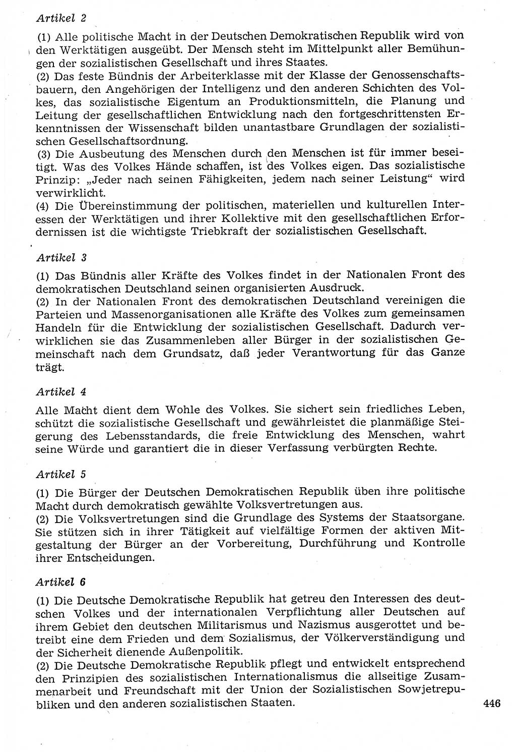 Staat und Recht (StuR), 17. Jahrgang [Deutsche Demokratische Republik (DDR)] 1968, Seite 446 (StuR DDR 1968, S. 446)