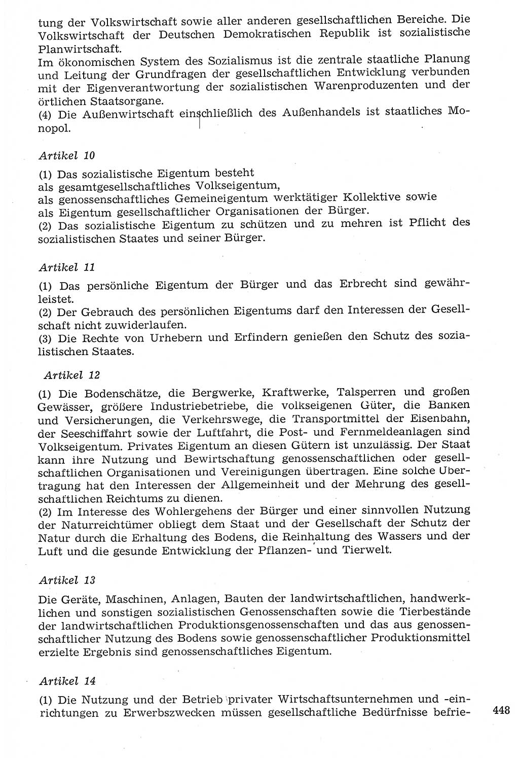 Staat und Recht (StuR), 17. Jahrgang [Deutsche Demokratische Republik (DDR)] 1968, Seite 448 (StuR DDR 1968, S. 448)