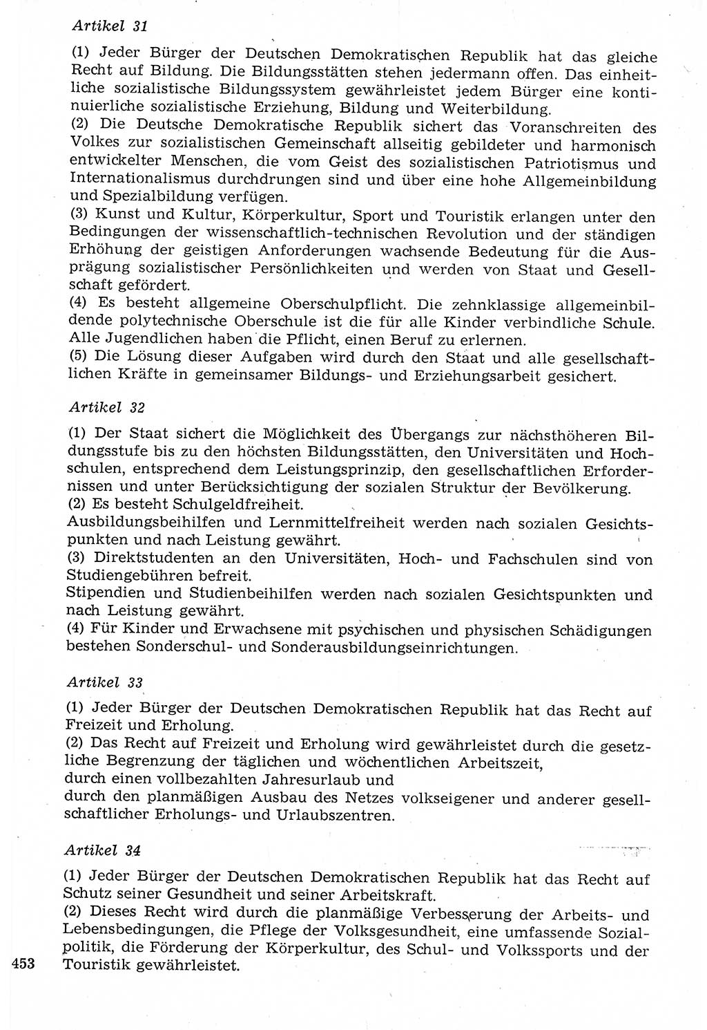 Staat und Recht (StuR), 17. Jahrgang [Deutsche Demokratische Republik (DDR)] 1968, Seite 453 (StuR DDR 1968, S. 453)