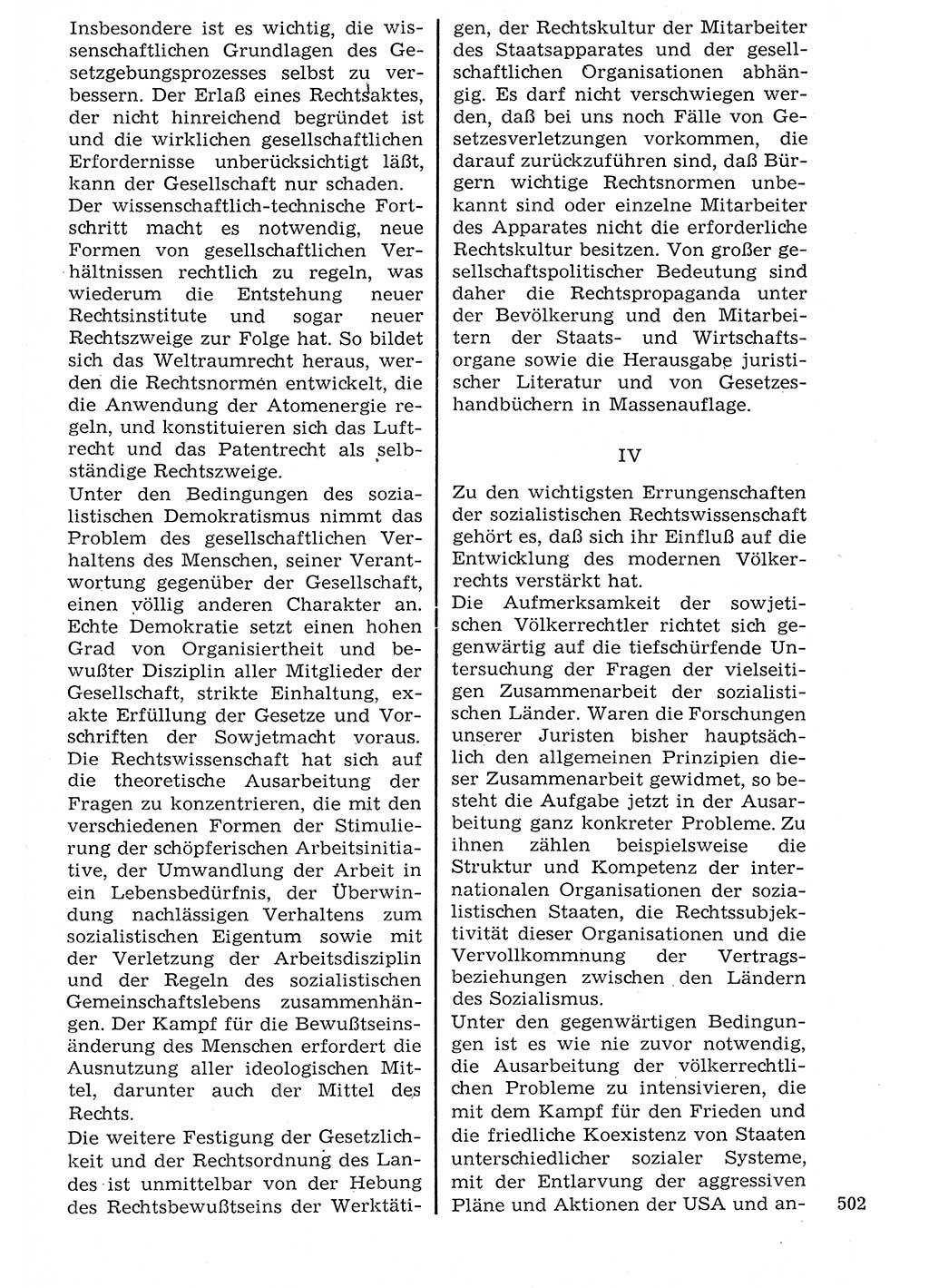 Staat und Recht (StuR), 17. Jahrgang [Deutsche Demokratische Republik (DDR)] 1968, Seite 502 (StuR DDR 1968, S. 502)