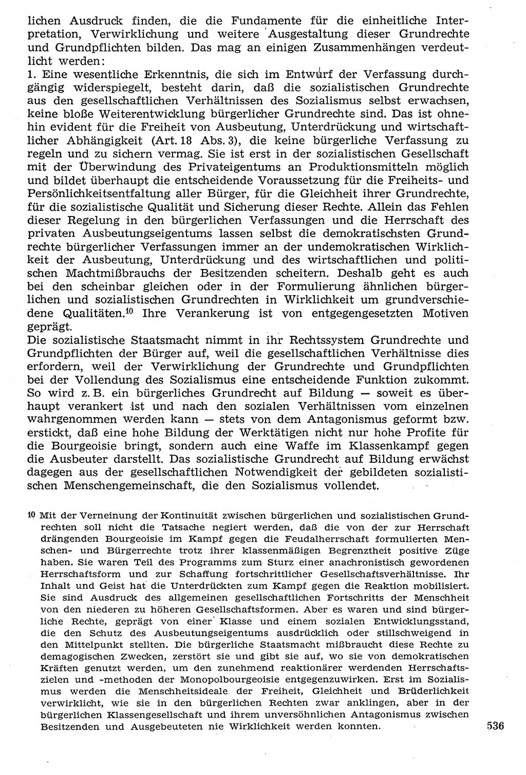 Staat und Recht (StuR), 17. Jahrgang [Deutsche Demokratische Republik (DDR)] 1968, Seite 536 (StuR DDR 1968, S. 536)