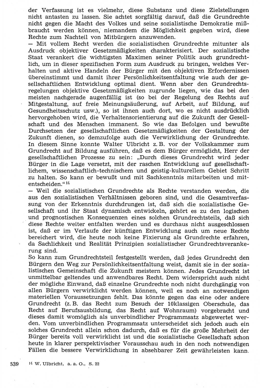 Staat und Recht (StuR), 17. Jahrgang [Deutsche Demokratische Republik (DDR)] 1968, Seite 539 (StuR DDR 1968, S. 539)