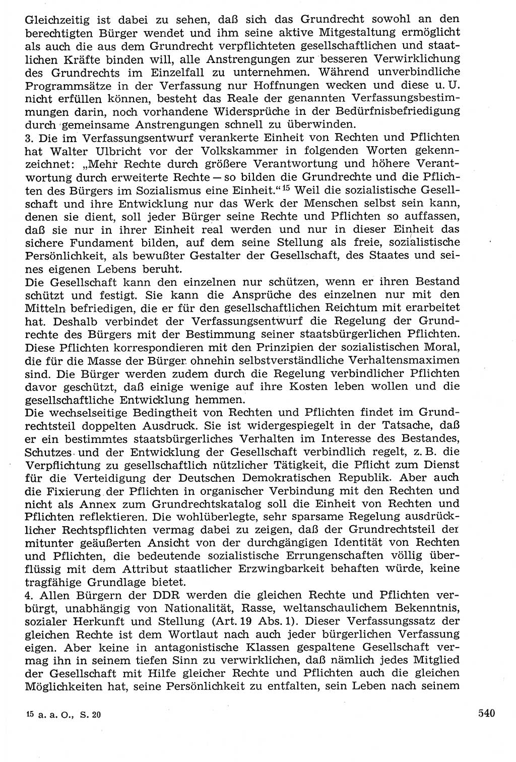 Staat und Recht (StuR), 17. Jahrgang [Deutsche Demokratische Republik (DDR)] 1968, Seite 540 (StuR DDR 1968, S. 540)
