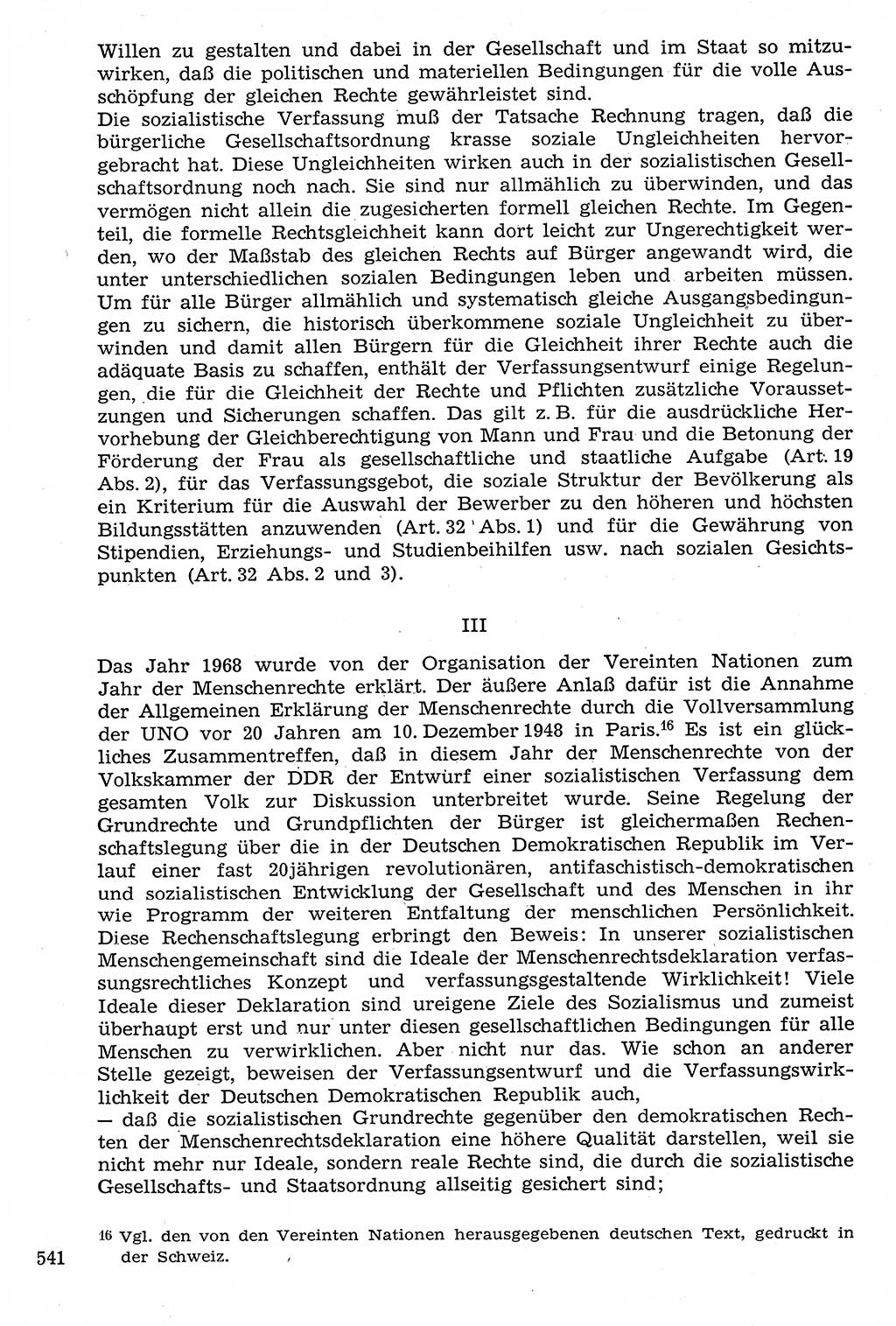 Staat und Recht (StuR), 17. Jahrgang [Deutsche Demokratische Republik (DDR)] 1968, Seite 541 (StuR DDR 1968, S. 541)