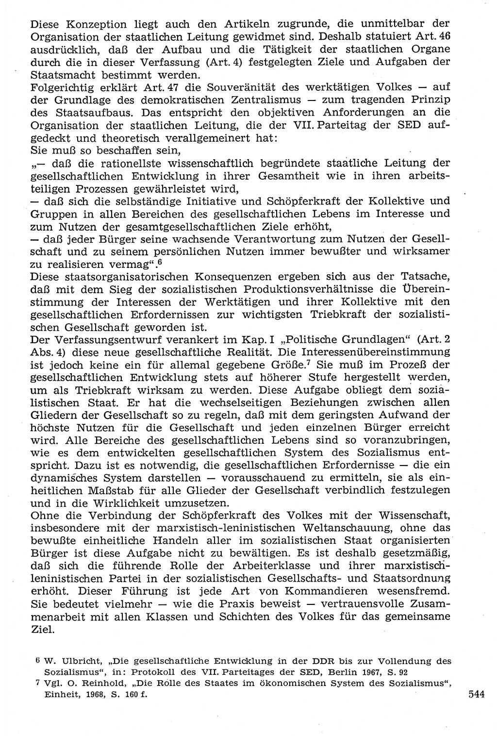 Staat und Recht (StuR), 17. Jahrgang [Deutsche Demokratische Republik (DDR)] 1968, Seite 544 (StuR DDR 1968, S. 544)