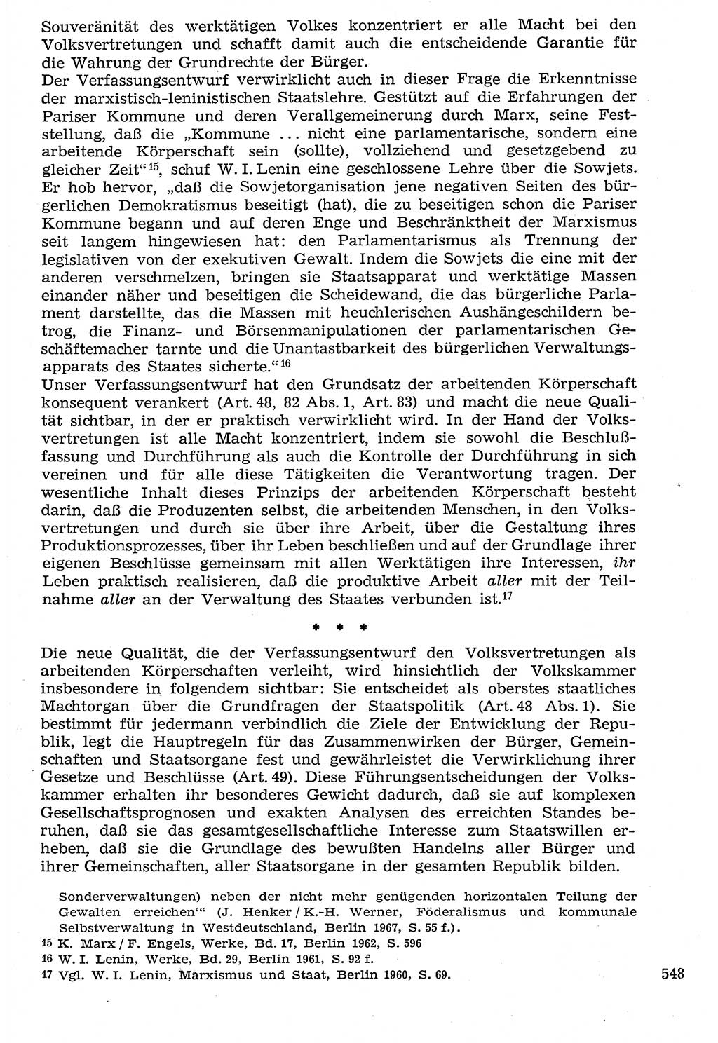 Staat und Recht (StuR), 17. Jahrgang [Deutsche Demokratische Republik (DDR)] 1968, Seite 548 (StuR DDR 1968, S. 548)