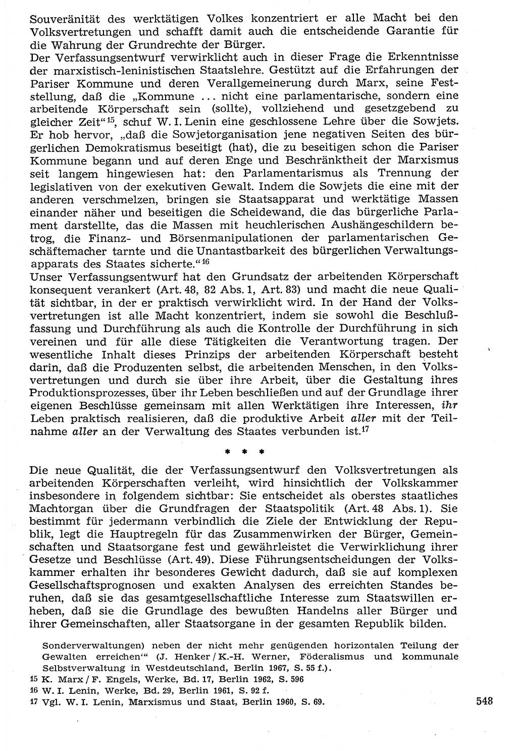 Staat und Recht (StuR), 17. Jahrgang [Deutsche Demokratische Republik (DDR)] 1968, Seite 548 (StuR DDR 1968, S. 548)
