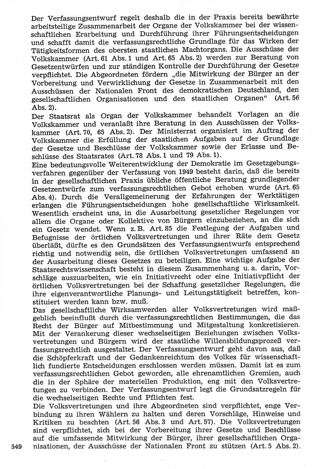 Staat und Recht (StuR), 17. Jahrgang [Deutsche Demokratische Republik (DDR)] 1968, Seite 549 (StuR DDR 1968, S. 549)