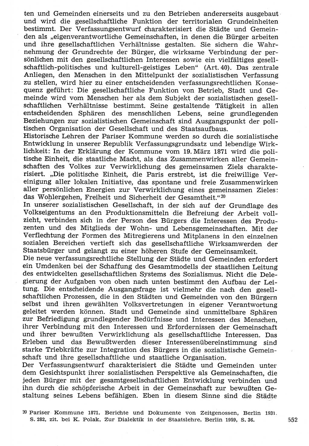 Staat und Recht (StuR), 17. Jahrgang [Deutsche Demokratische Republik (DDR)] 1968, Seite 552 (StuR DDR 1968, S. 552)