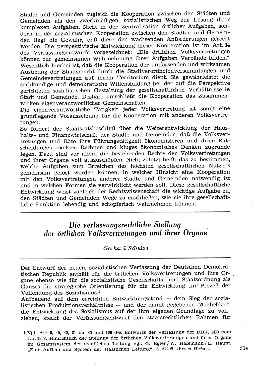 Staat und Recht (StuR), 17. Jahrgang [Deutsche Demokratische Republik (DDR)] 1968, Seite 554 (StuR DDR 1968, S. 554)