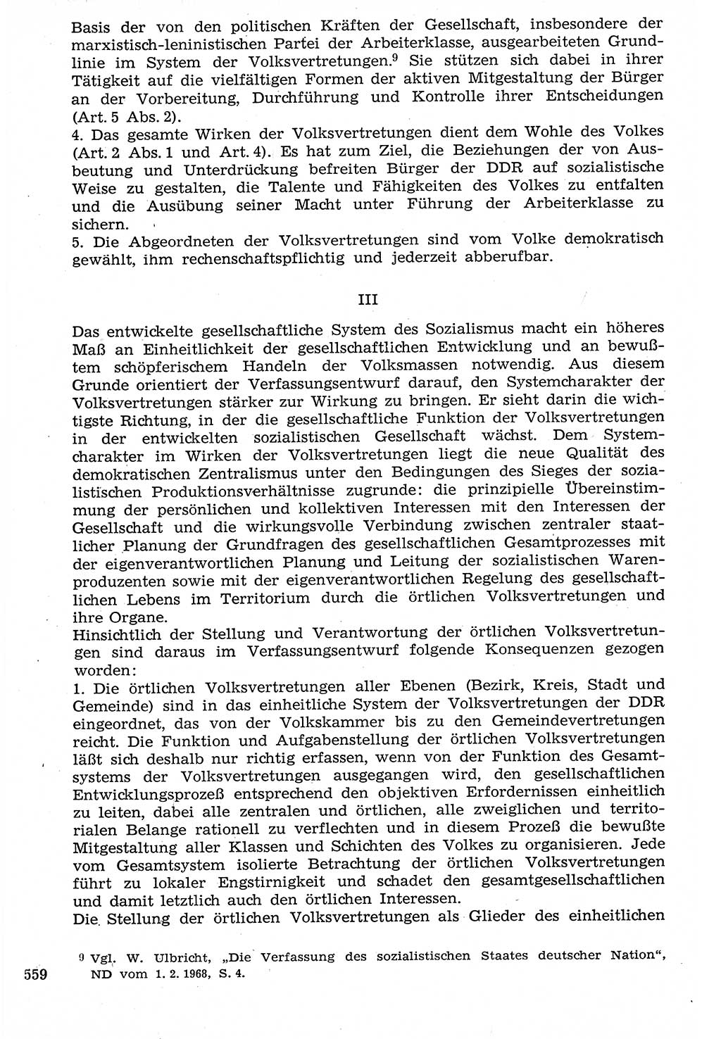 Staat und Recht (StuR), 17. Jahrgang [Deutsche Demokratische Republik (DDR)] 1968, Seite 559 (StuR DDR 1968, S. 559)