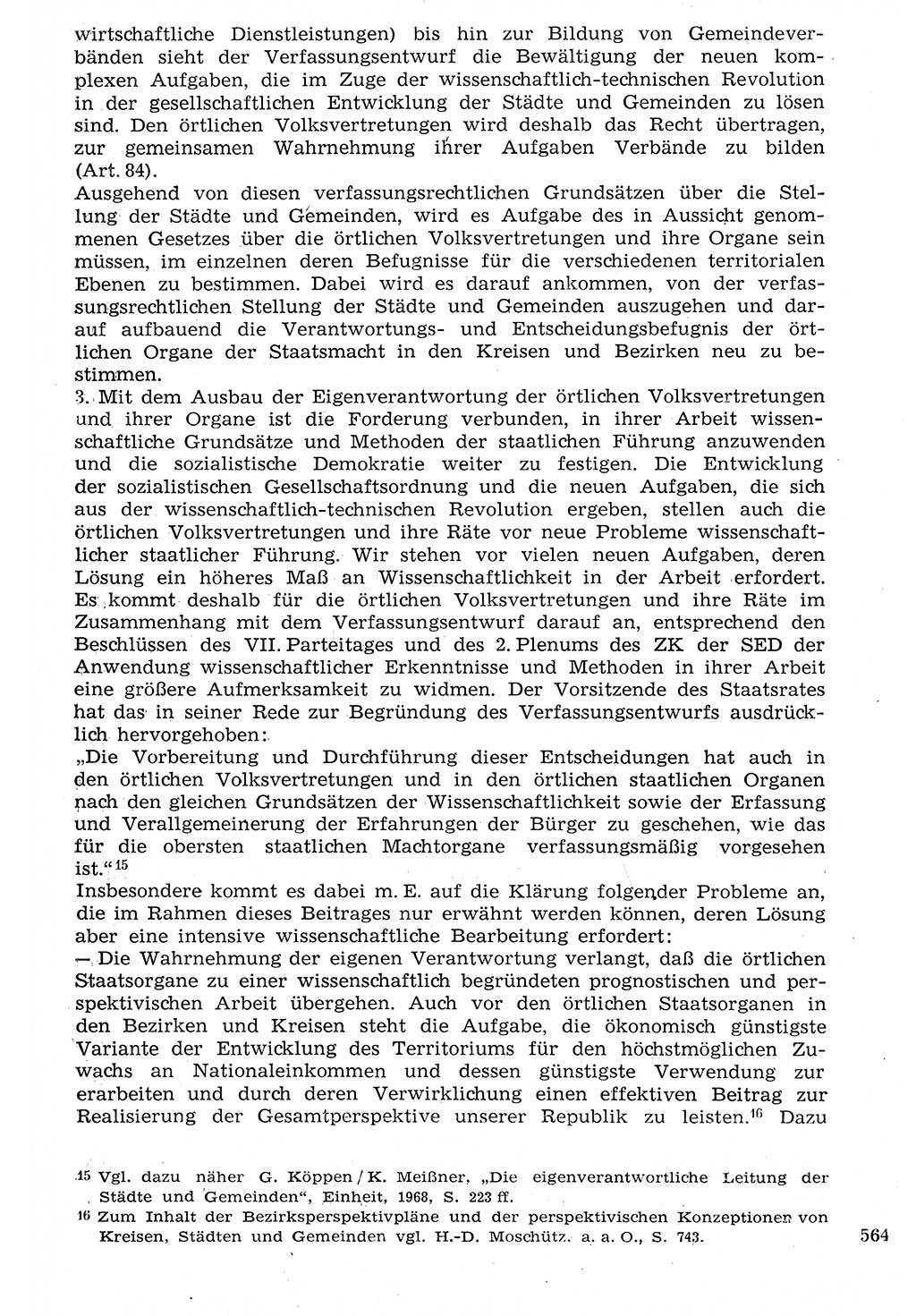 Staat und Recht (StuR), 17. Jahrgang [Deutsche Demokratische Republik (DDR)] 1968, Seite 564 (StuR DDR 1968, S. 564)