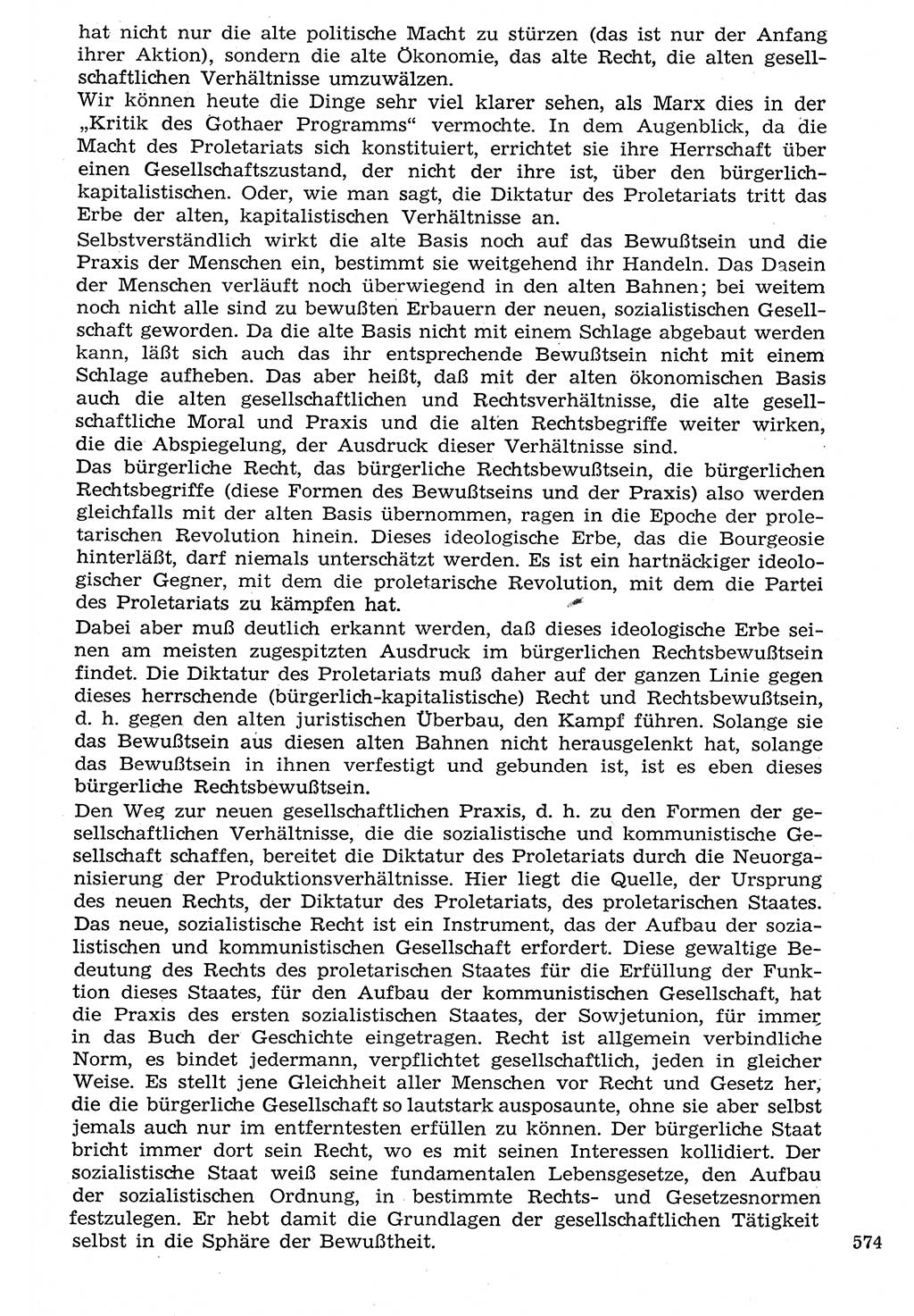 Staat und Recht (StuR), 17. Jahrgang [Deutsche Demokratische Republik (DDR)] 1968, Seite 574 (StuR DDR 1968, S. 574)