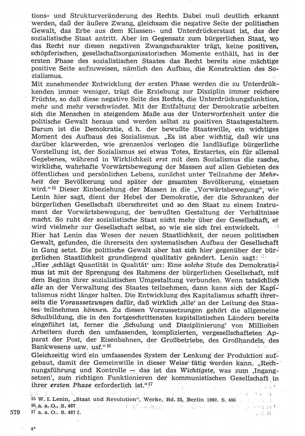 Staat und Recht (StuR), 17. Jahrgang [Deutsche Demokratische Republik (DDR)] 1968, Seite 579 (StuR DDR 1968, S. 579)