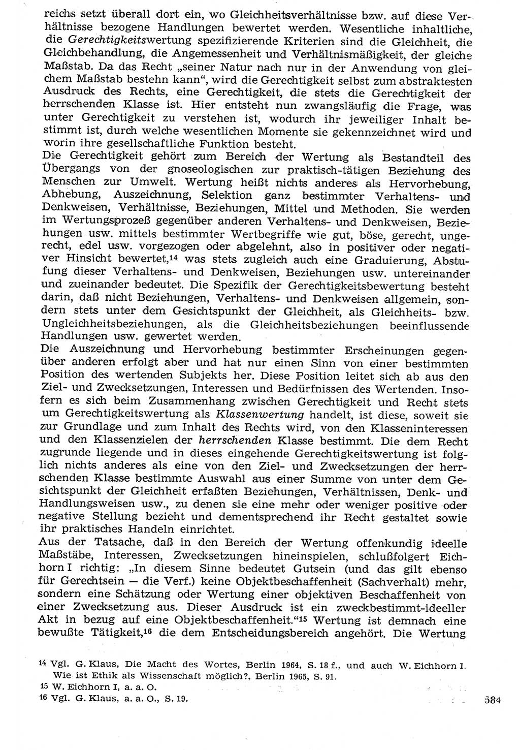 Staat und Recht (StuR), 17. Jahrgang [Deutsche Demokratische Republik (DDR)] 1968, Seite 584 (StuR DDR 1968, S. 584)