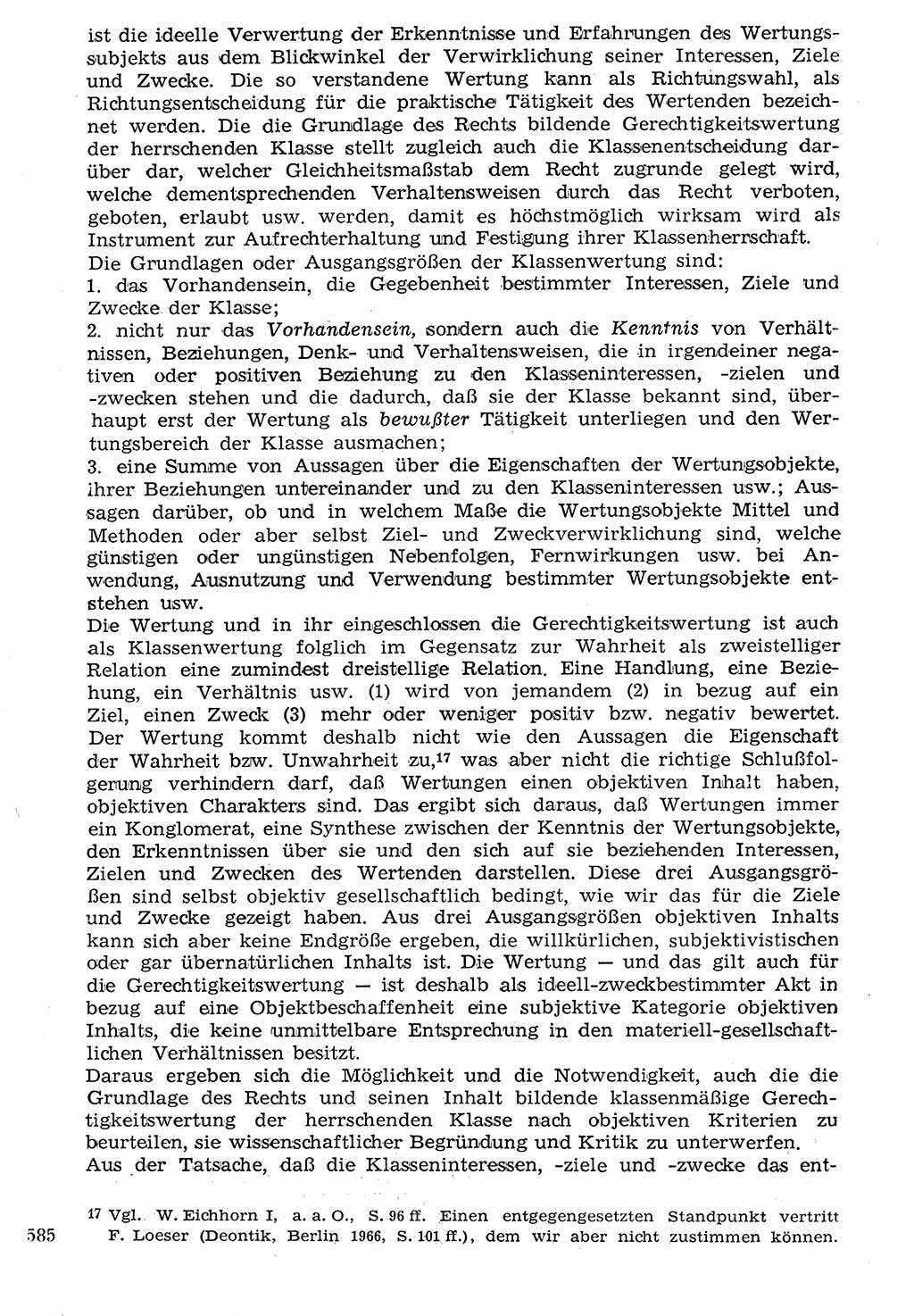 Staat und Recht (StuR), 17. Jahrgang [Deutsche Demokratische Republik (DDR)] 1968, Seite 585 (StuR DDR 1968, S. 585)
