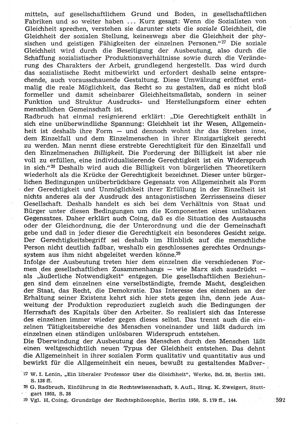 Staat und Recht (StuR), 17. Jahrgang [Deutsche Demokratische Republik (DDR)] 1968, Seite 592 (StuR DDR 1968, S. 592)