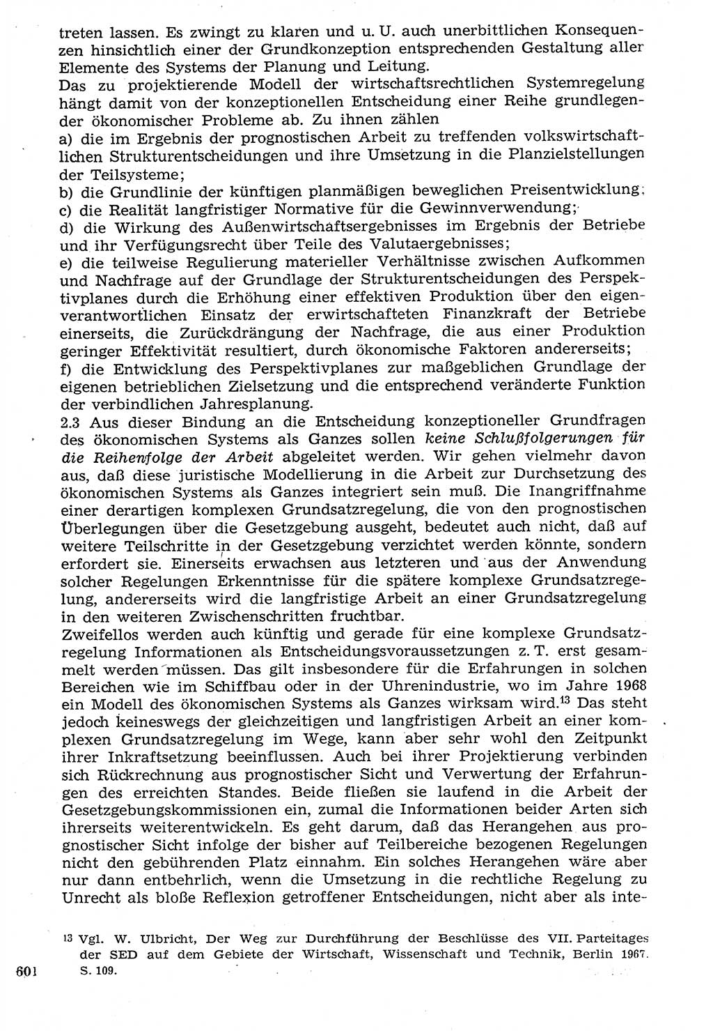 Staat und Recht (StuR), 17. Jahrgang [Deutsche Demokratische Republik (DDR)] 1968, Seite 601 (StuR DDR 1968, S. 601)