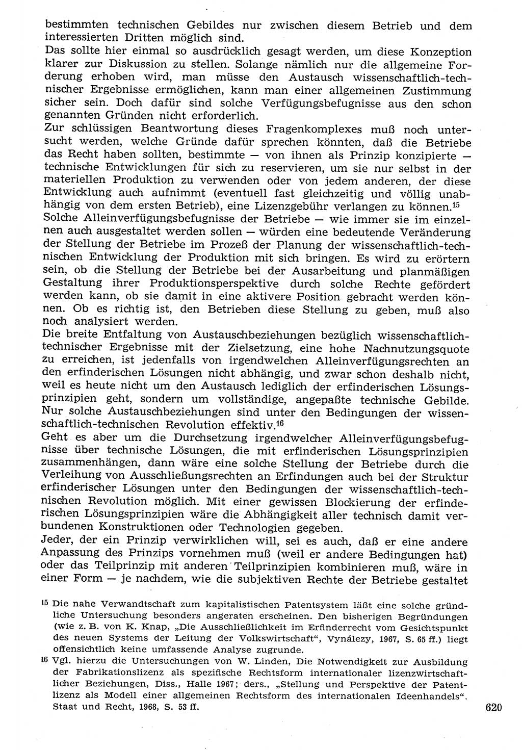 Staat und Recht (StuR), 17. Jahrgang [Deutsche Demokratische Republik (DDR)] 1968, Seite 620 (StuR DDR 1968, S. 620)