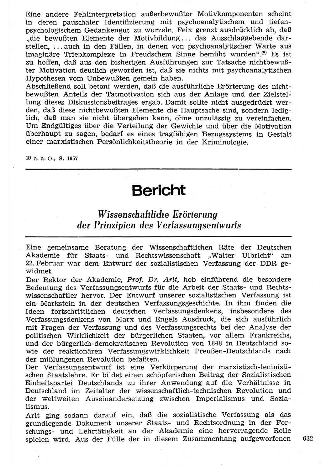 Staat und Recht (StuR), 17. Jahrgang [Deutsche Demokratische Republik (DDR)] 1968, Seite 632 (StuR DDR 1968, S. 632)