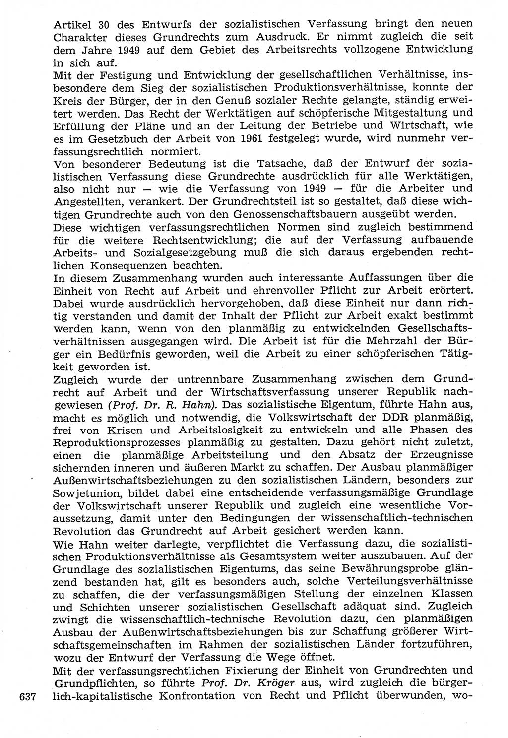 Staat und Recht (StuR), 17. Jahrgang [Deutsche Demokratische Republik (DDR)] 1968, Seite 637 (StuR DDR 1968, S. 637)