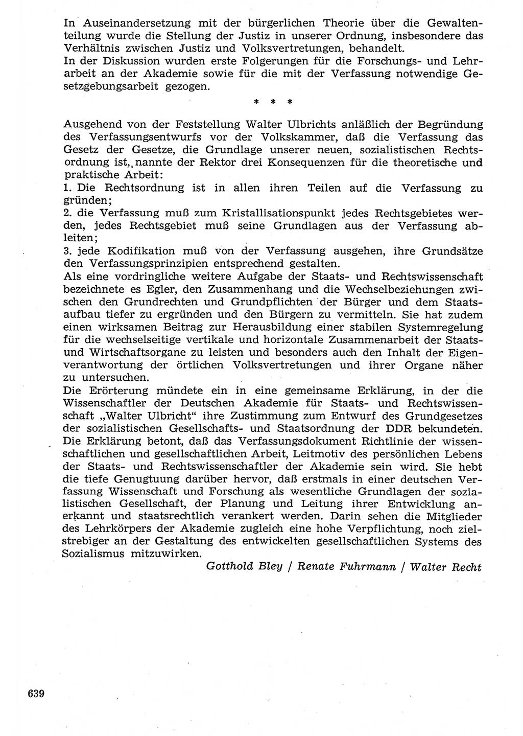 Staat und Recht (StuR), 17. Jahrgang [Deutsche Demokratische Republik (DDR)] 1968, Seite 639 (StuR DDR 1968, S. 639)