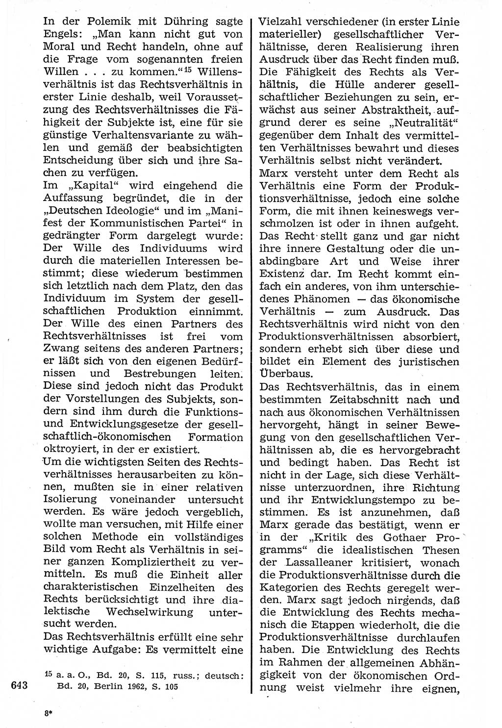 Staat und Recht (StuR), 17. Jahrgang [Deutsche Demokratische Republik (DDR)] 1968, Seite 643 (StuR DDR 1968, S. 643)