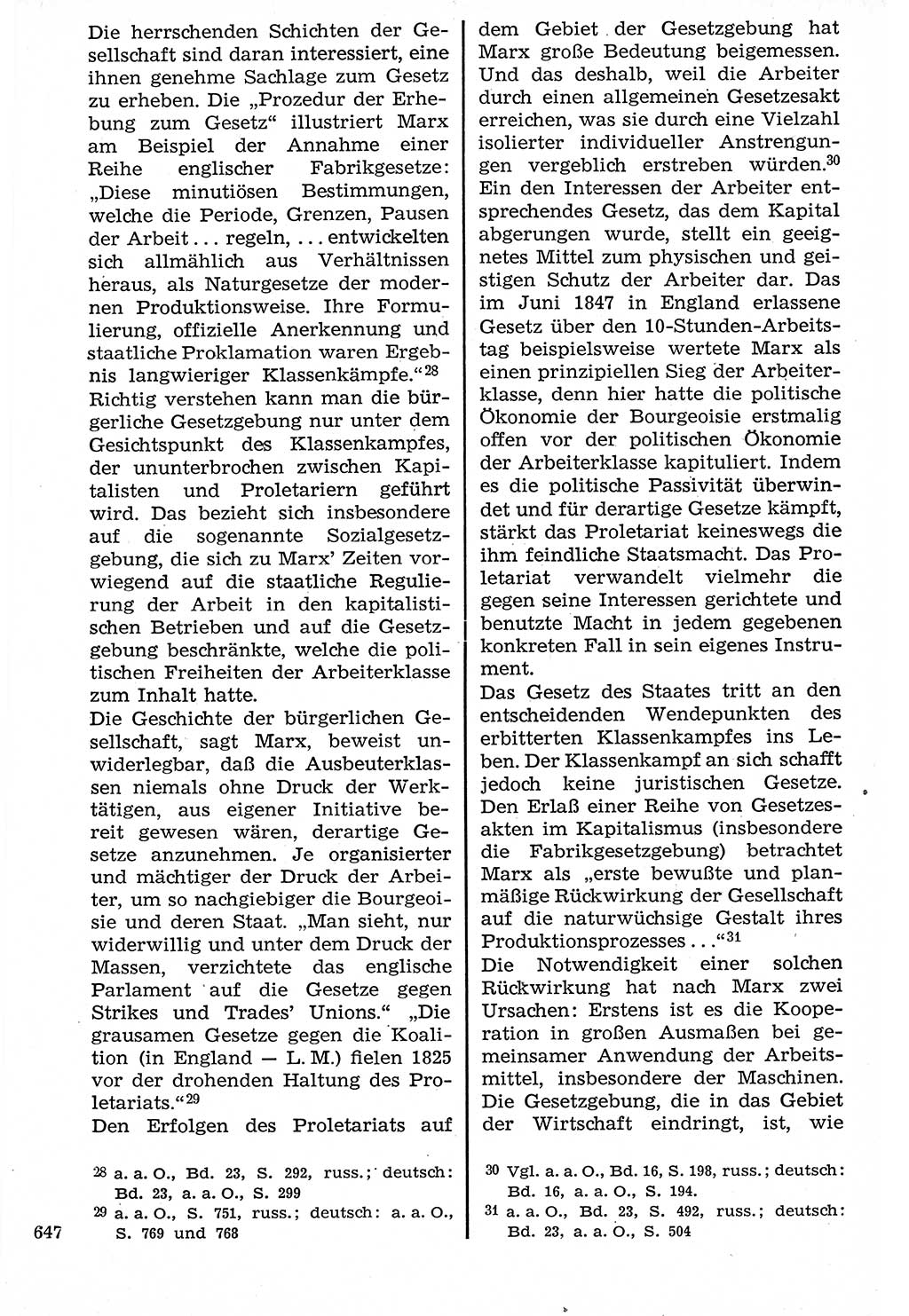 Staat und Recht (StuR), 17. Jahrgang [Deutsche Demokratische Republik (DDR)] 1968, Seite 647 (StuR DDR 1968, S. 647)
