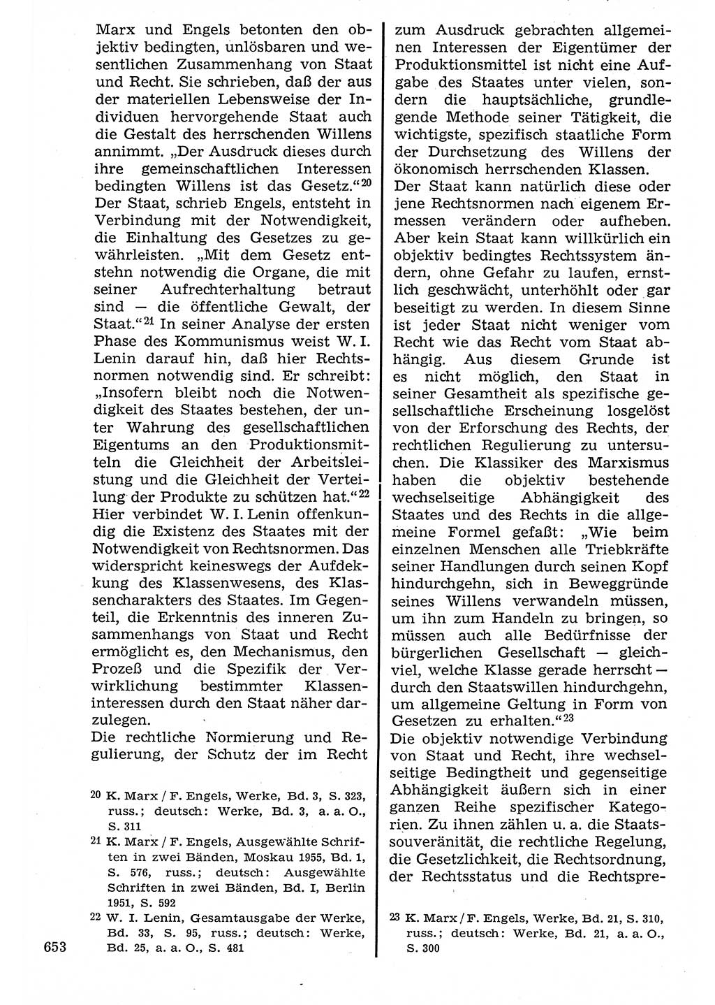 Staat und Recht (StuR), 17. Jahrgang [Deutsche Demokratische Republik (DDR)] 1968, Seite 653 (StuR DDR 1968, S. 653)
