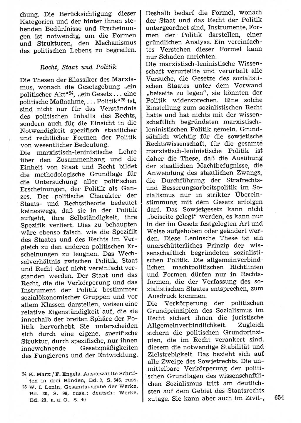 Staat und Recht (StuR), 17. Jahrgang [Deutsche Demokratische Republik (DDR)] 1968, Seite 654 (StuR DDR 1968, S. 654)