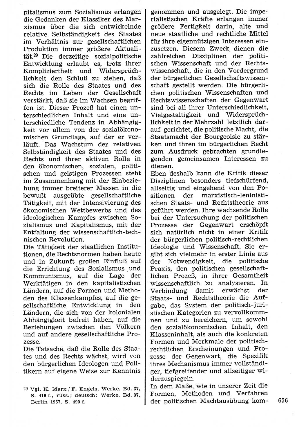 Staat und Recht (StuR), 17. Jahrgang [Deutsche Demokratische Republik (DDR)] 1968, Seite 656 (StuR DDR 1968, S. 656)