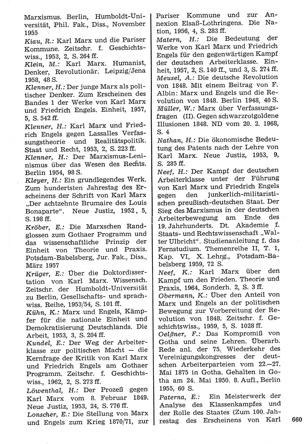 Staat und Recht (StuR), 17. Jahrgang [Deutsche Demokratische Republik (DDR)] 1968, Seite 660 (StuR DDR 1968, S. 660)