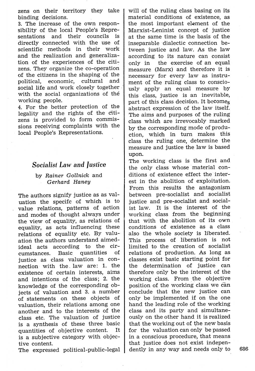 Staat und Recht (StuR), 17. Jahrgang [Deutsche Demokratische Republik (DDR)] 1968, Seite 686 (StuR DDR 1968, S. 686)