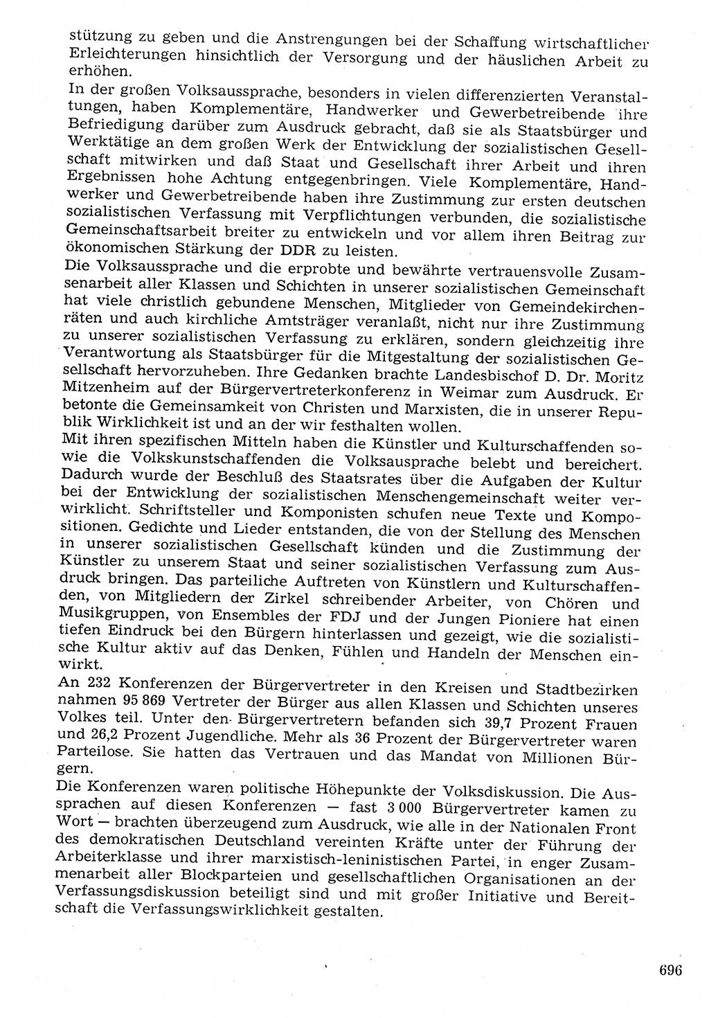 Staat und Recht (StuR), 17. Jahrgang [Deutsche Demokratische Republik (DDR)] 1968, Seite 696 (StuR DDR 1968, S. 696)