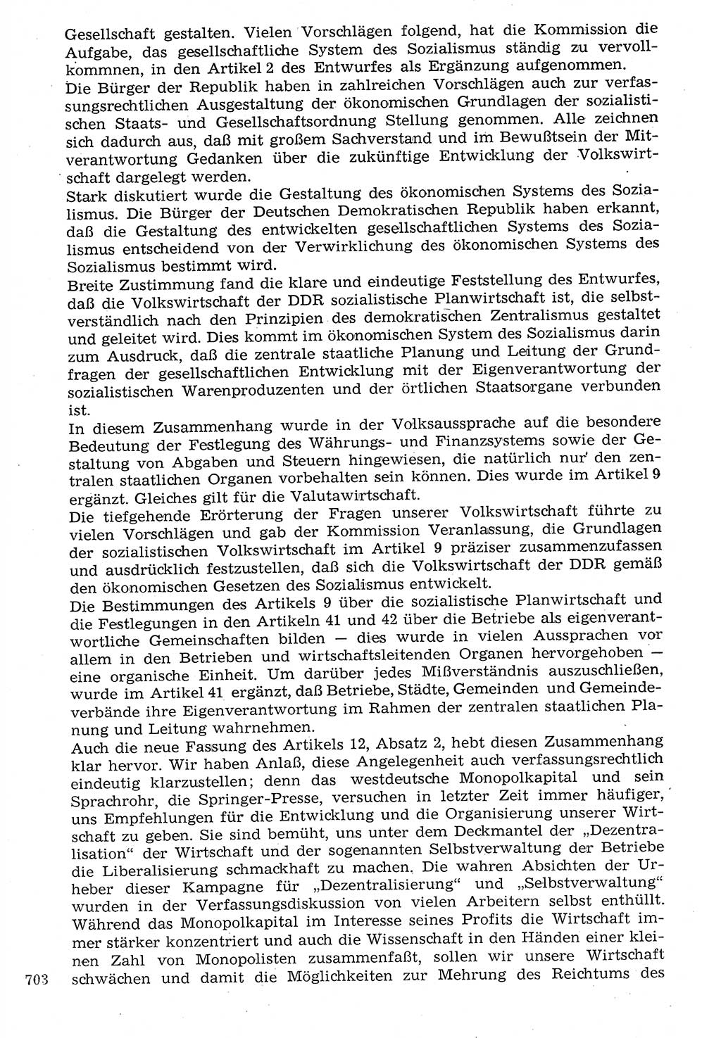 Staat und Recht (StuR), 17. Jahrgang [Deutsche Demokratische Republik (DDR)] 1968, Seite 703 (StuR DDR 1968, S. 703)