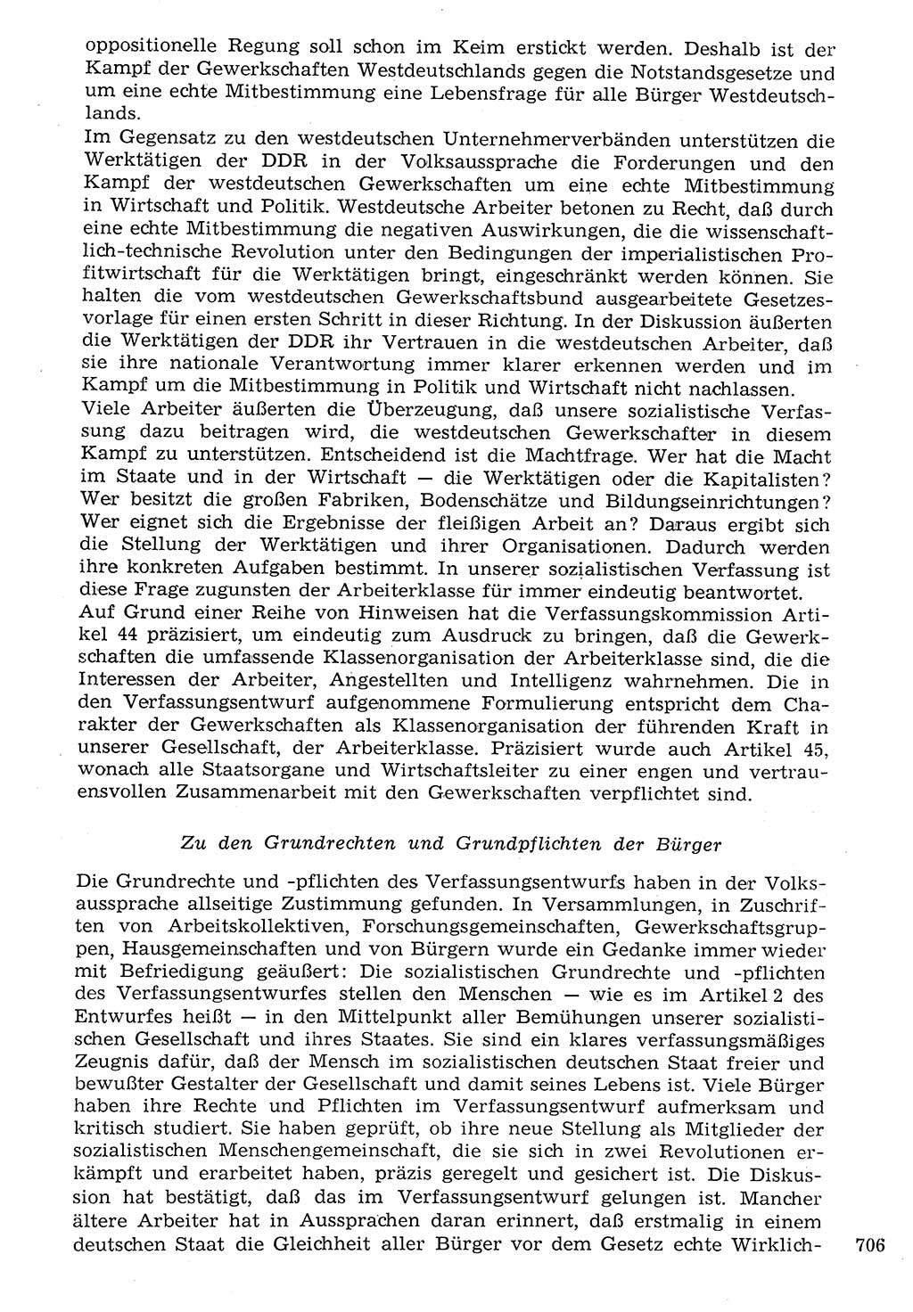 Staat und Recht (StuR), 17. Jahrgang [Deutsche Demokratische Republik (DDR)] 1968, Seite 706 (StuR DDR 1968, S. 706)
