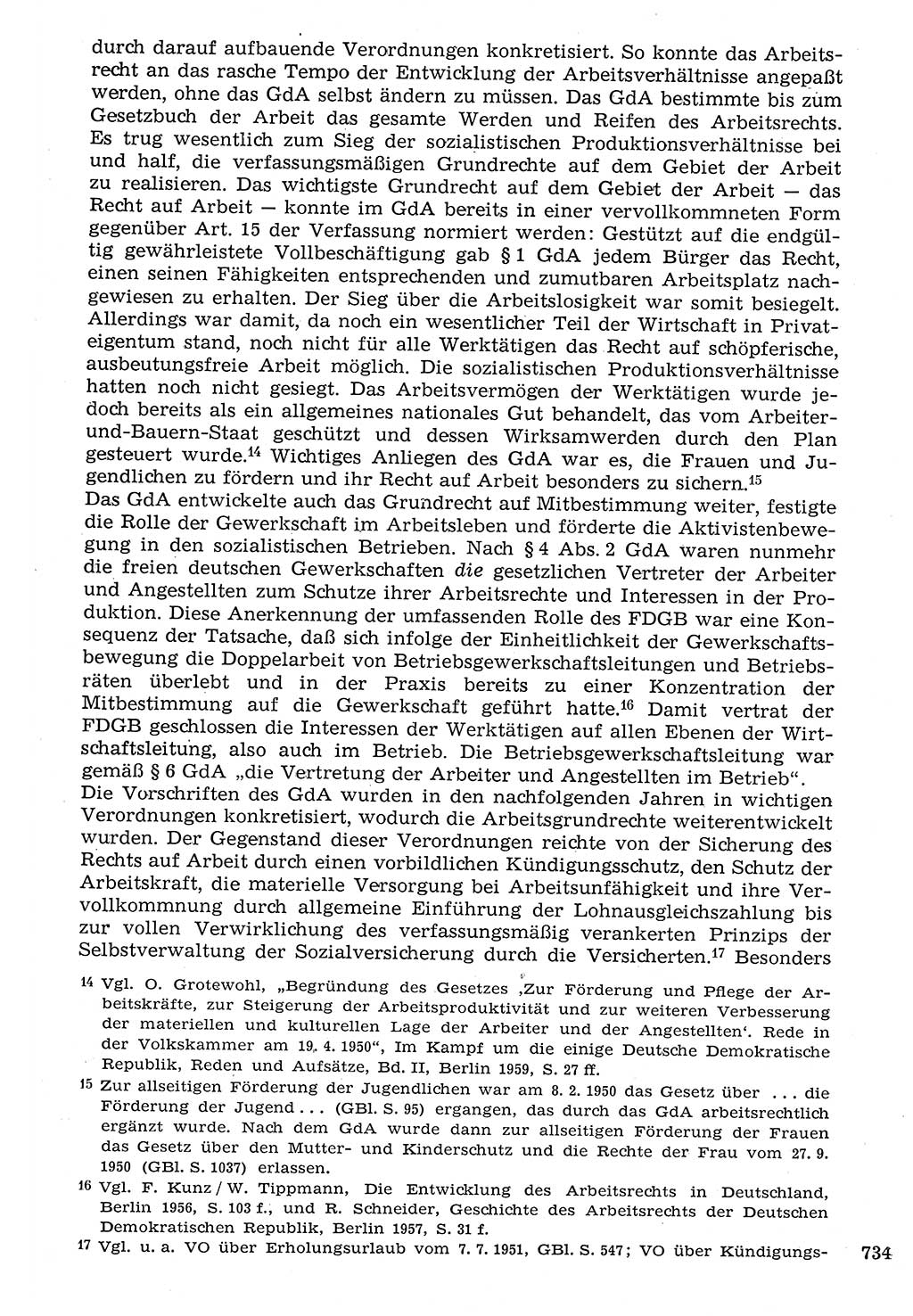 Staat und Recht (StuR), 17. Jahrgang [Deutsche Demokratische Republik (DDR)] 1968, Seite 734 (StuR DDR 1968, S. 734)