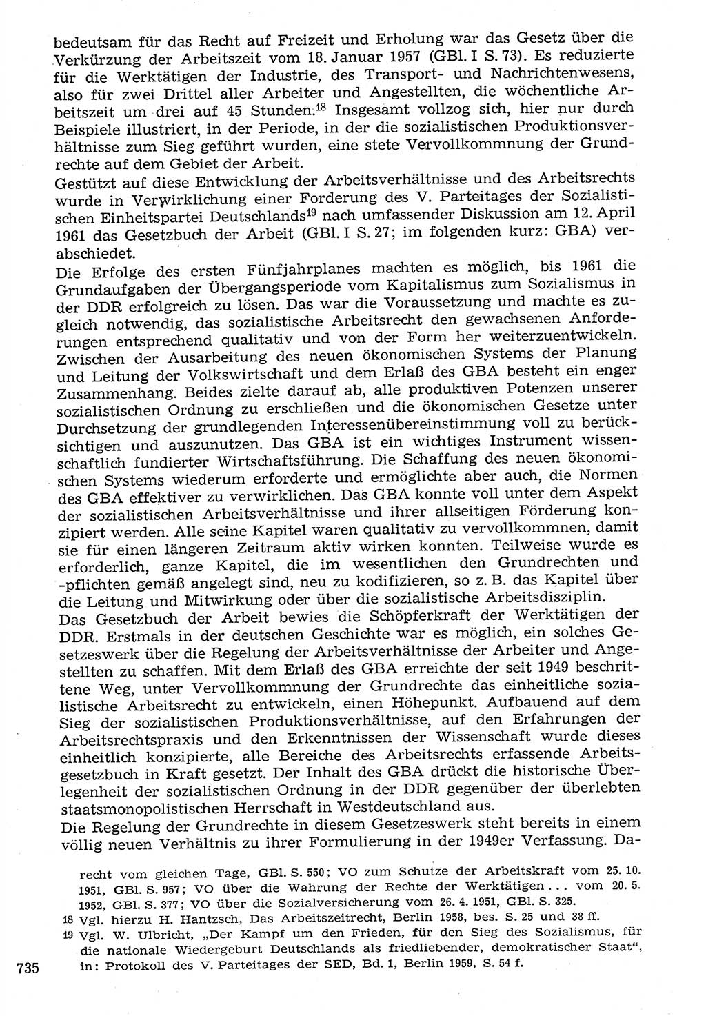 Staat und Recht (StuR), 17. Jahrgang [Deutsche Demokratische Republik (DDR)] 1968, Seite 735 (StuR DDR 1968, S. 735)