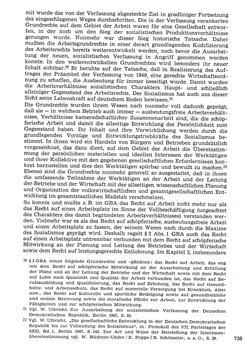 Staat und Recht (StuR), 17. Jahrgang [Deutsche Demokratische Republik (DDR)] 1968, Seite 736 (StuR DDR 1968, S. 736)