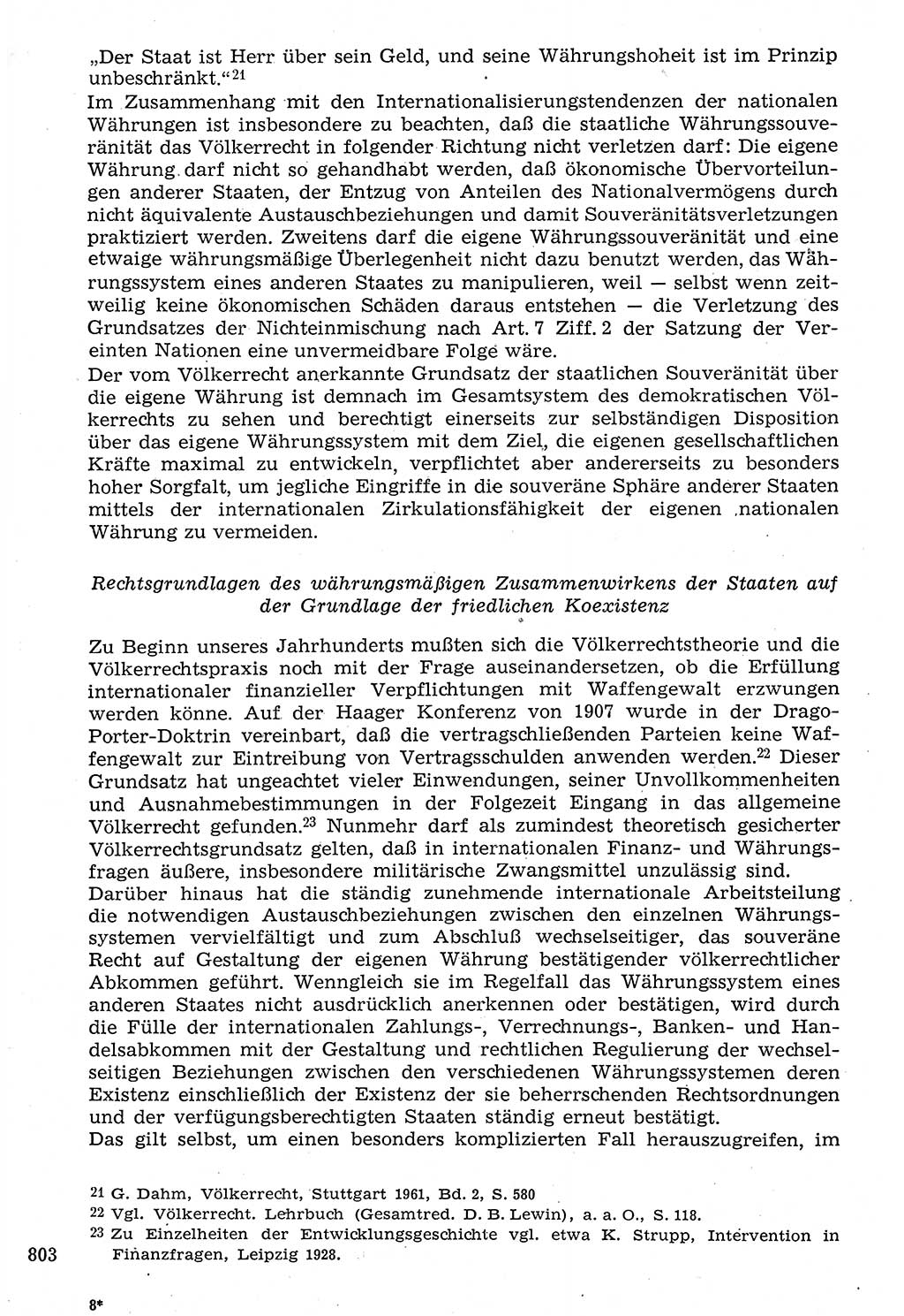Staat und Recht (StuR), 17. Jahrgang [Deutsche Demokratische Republik (DDR)] 1968, Seite 803 (StuR DDR 1968, S. 803)