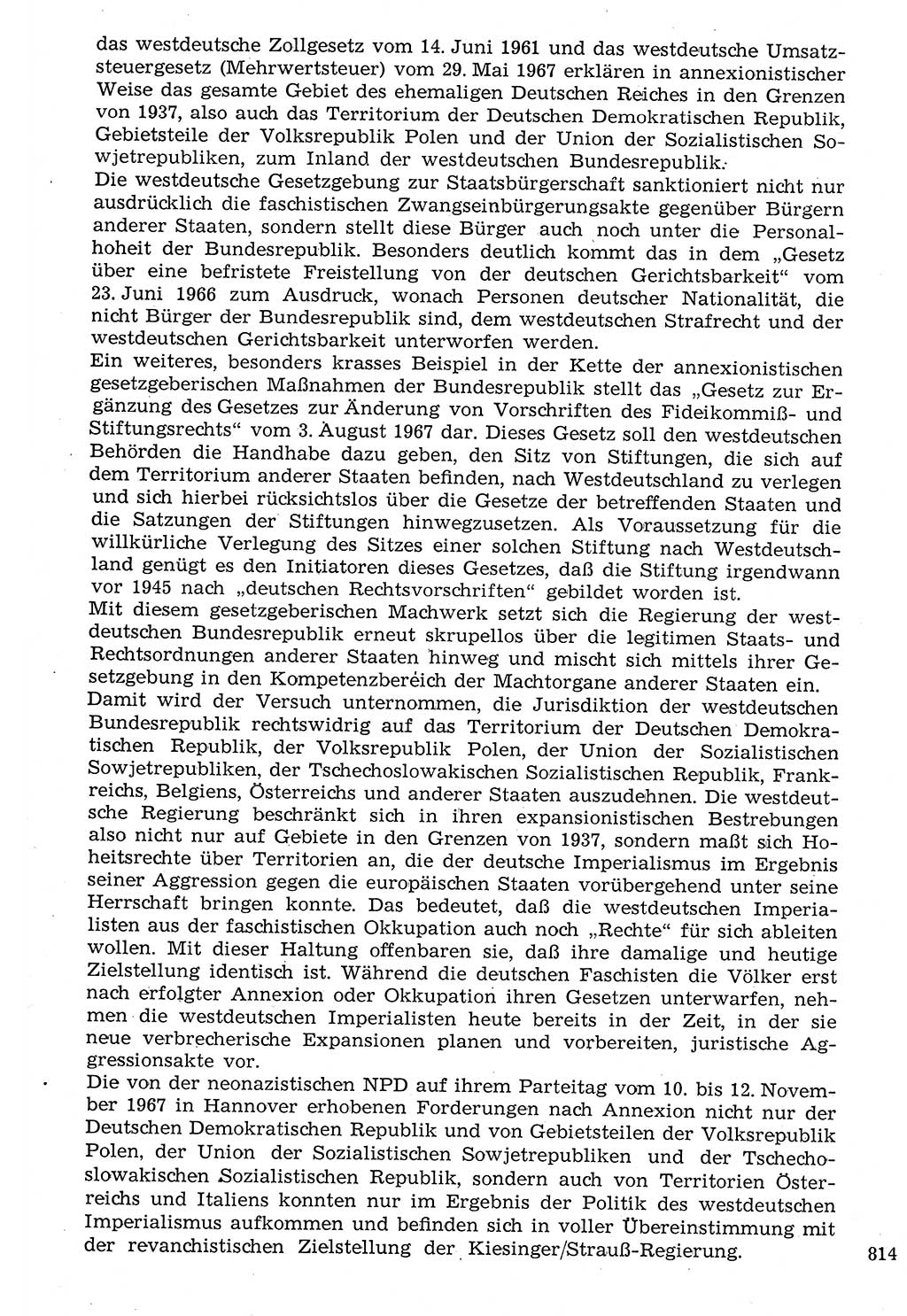 Staat und Recht (StuR), 17. Jahrgang [Deutsche Demokratische Republik (DDR)] 1968, Seite 814 (StuR DDR 1968, S. 814)