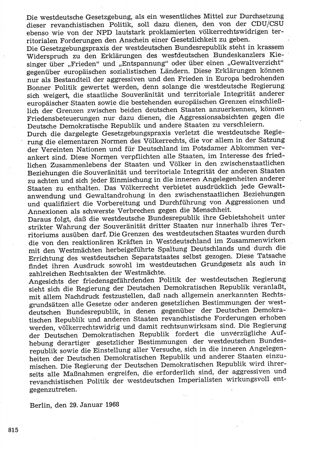 Staat und Recht (StuR), 17. Jahrgang [Deutsche Demokratische Republik (DDR)] 1968, Seite 815 (StuR DDR 1968, S. 815)