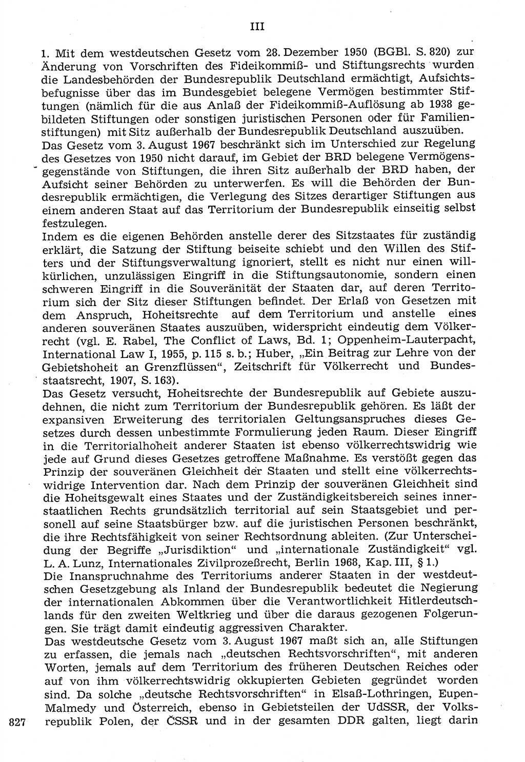 Staat und Recht (StuR), 17. Jahrgang [Deutsche Demokratische Republik (DDR)] 1968, Seite 827 (StuR DDR 1968, S. 827)
